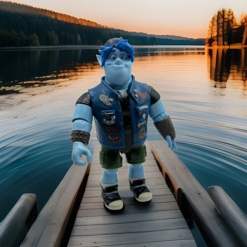 Onward Disney‎ Pixar Barley Lightfoot Action Figure 2019 Mattel Toy Posable